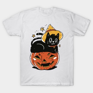 Pumpkin Cat T-Shirt